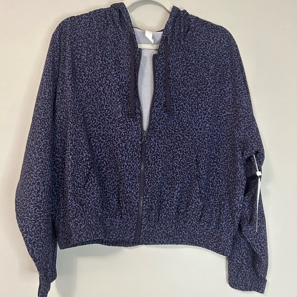 Zella Jackets & Blazers - NWT Z by Zella Women's Black and Blue Bomber Jacket, Size S